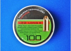 Náboje 6mm startovací .22 Long K pro plynové revolvery 100ks (PTG)